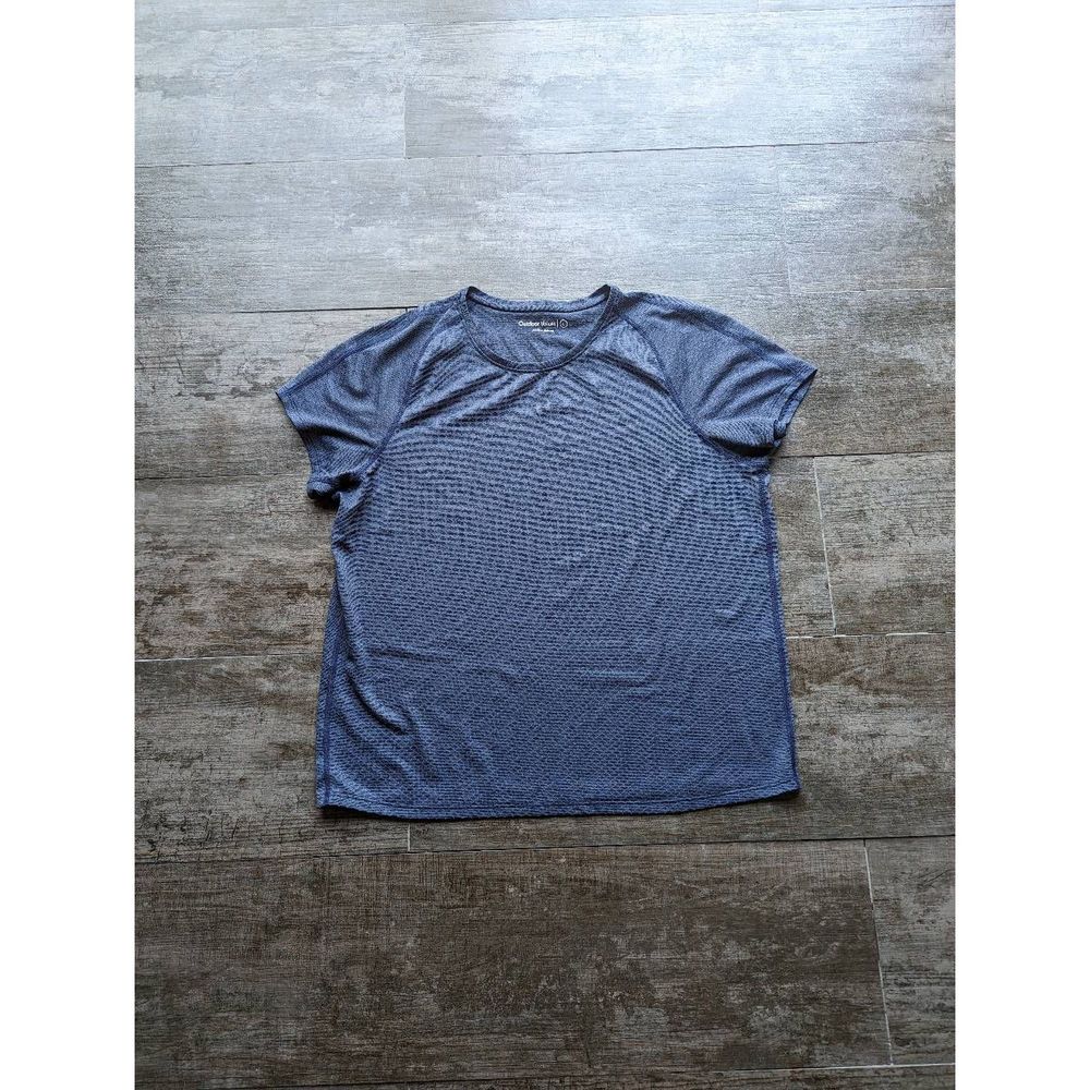 OUTDOOR VOICES Breathable Athletic Short Sleeves Tee Top